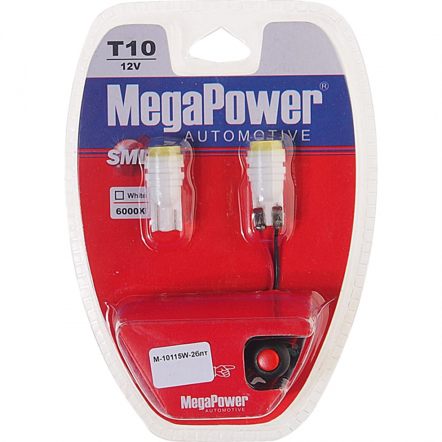 Автолампа Megapower M-10115W-2блт