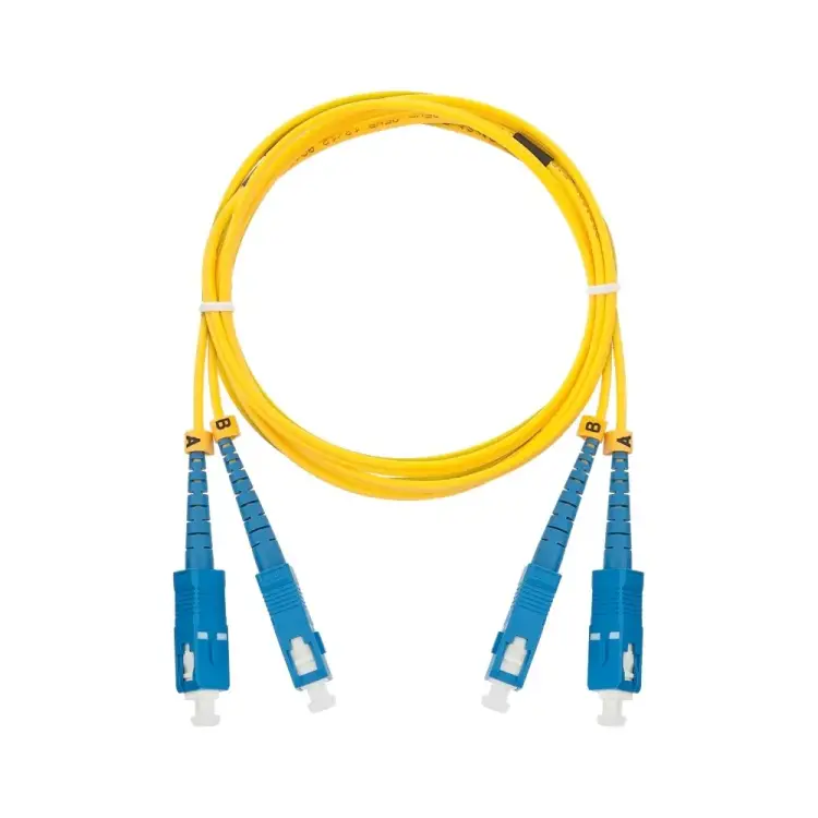 Соединительный волоконно-оптический шнур NIKOMAX NMF-PC2S2C2-SCU-SCU-005 Соединительный волоконно-оптический шнур NIKOMAX NMF-PC2S2C2-SCU-SCU-005