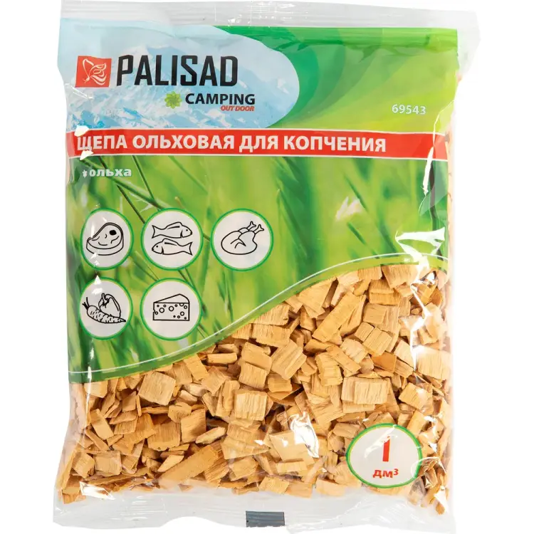 Ольховая щепа для копчения PALISAD Camping 69543 Ольховая щепа для копчения PALISAD Camping 69543