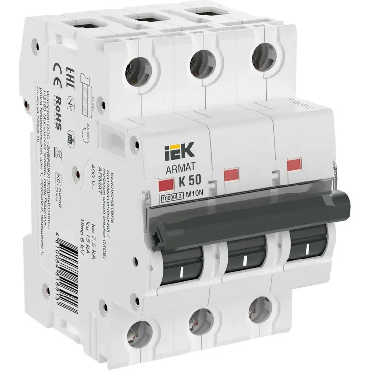 Автоматический выключатель IEK Armat AR-M10N-3-K050