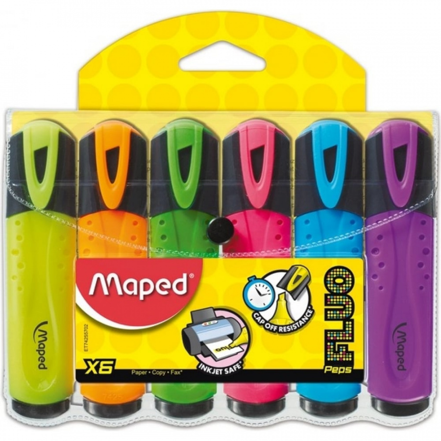 Набор текстовыделителей Maped Fluo Pep's Classic