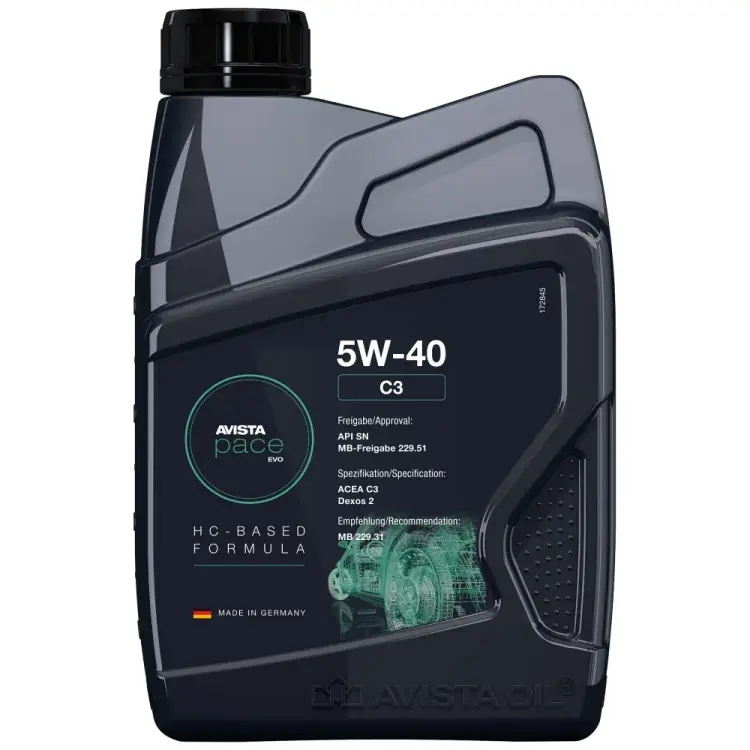 Моторное масло AVISTA PACE EVO C3 SAE 5W-40 173513