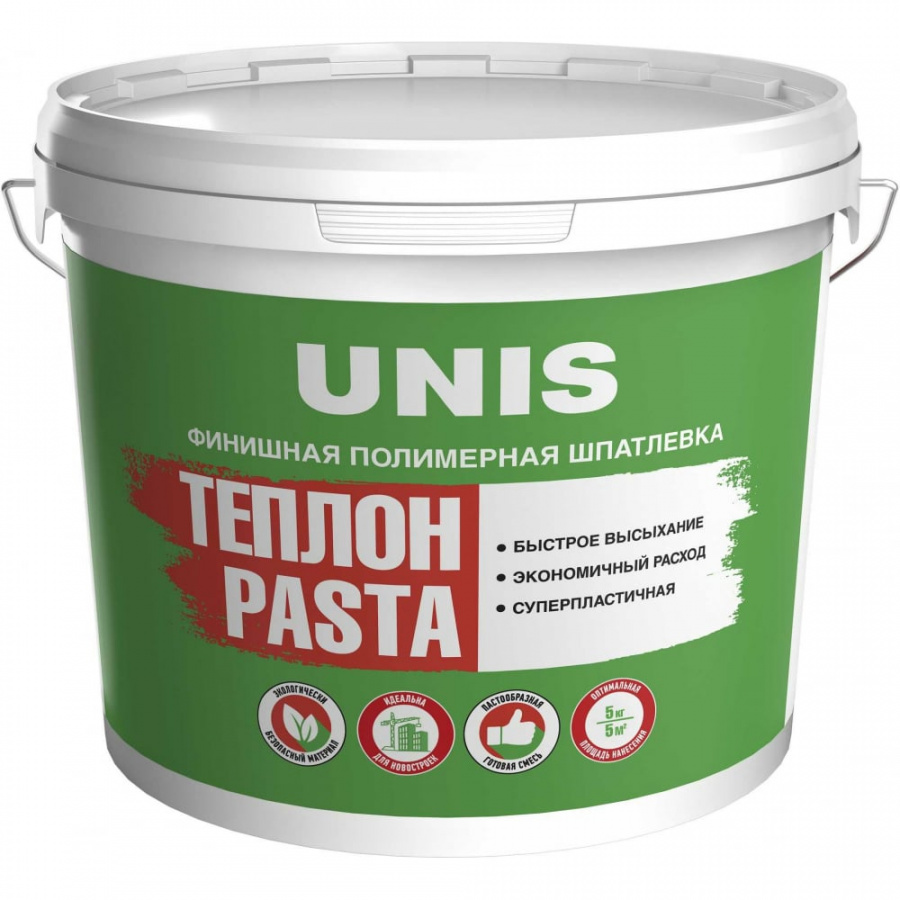 Готовая полимерная шпатлевка UNIS Pasta ТЕПЛОН