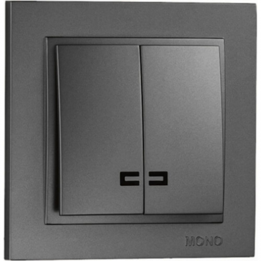 Двухклавишный выключатель MONO ELECTRIC DESPINA