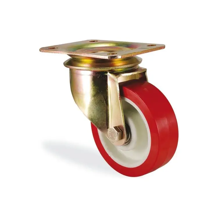 Большегрузная поворотная колесная опора KAMA K-4102-PUR-150