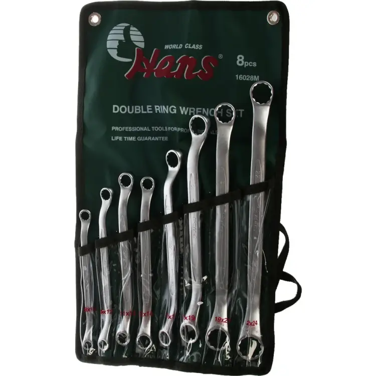 Комплект накидных ключей HANS 16028M