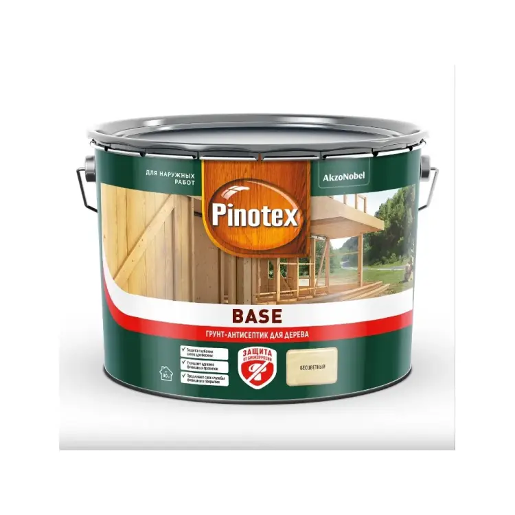 Обязательный глубокопроникающий грунт под антисептики Pinotex BASE 5794890
