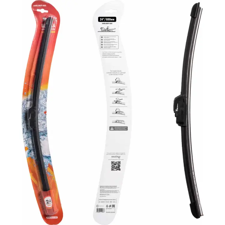 Бескаркасная щетка стеклоочистителя Airline AWB-BKP-600