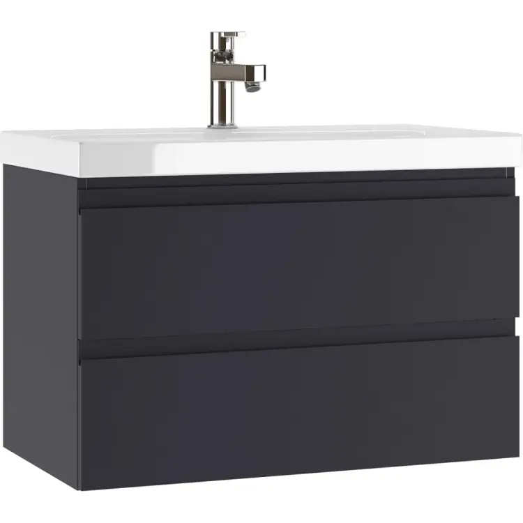 Подвесная тумба под умывальник Moduo 80 Домино Graffo В2 DGr2101T Подвесная тумба под умывальник Moduo 80 Домино Graffo В2 DGr2101T