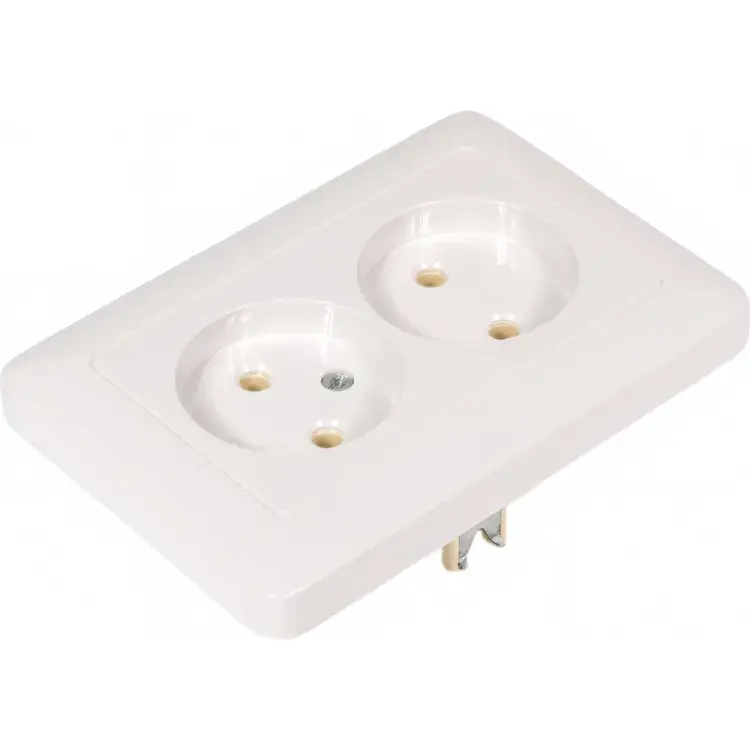 Двойная розетка Systeme Electric ХИТ RS16-235-B