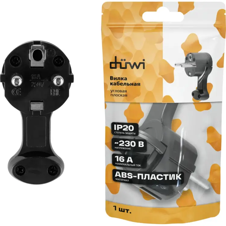 Плоская угловая вилка duwi 30477 7 Плоская угловая вилка duwi 30477 7