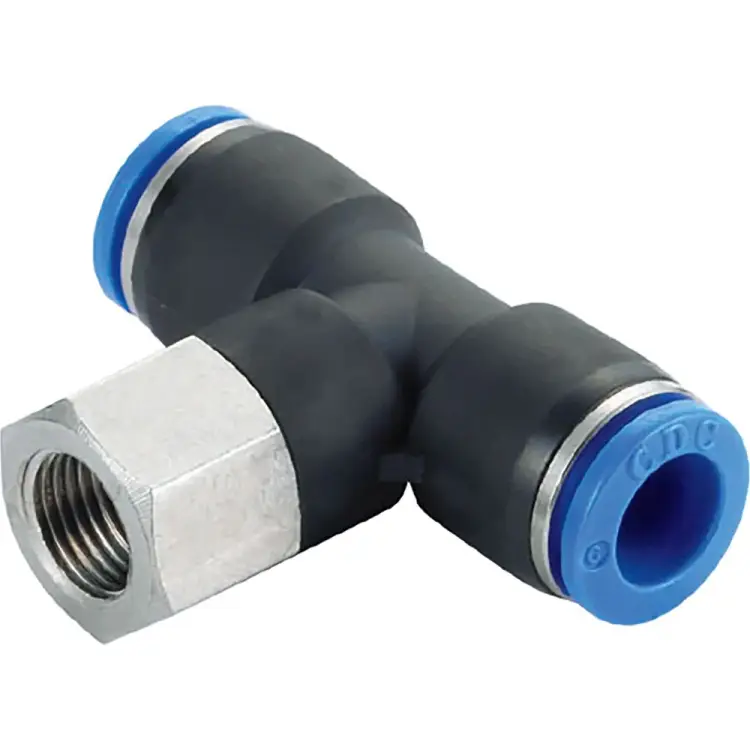 Т-образный фитинг CDC Pneumatics PTF 08G04 Т-образный фитинг CDC Pneumatics PTF 08G04