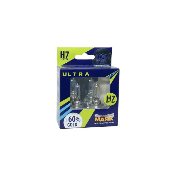 Автомобильная галогенная лампа Маяк 82720G+60 Автомобильная галогенная лампа Маяк 82720G+60