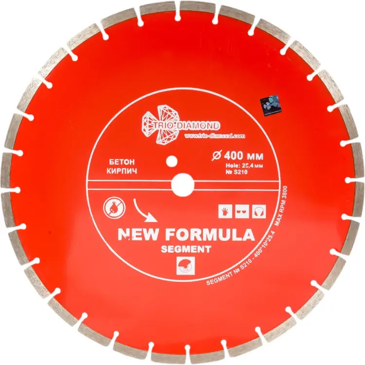 Сегментный отрезной алмазный диск TRIO-DIAMOND S210 Сегментный отрезной алмазный диск TRIO-DIAMOND S210