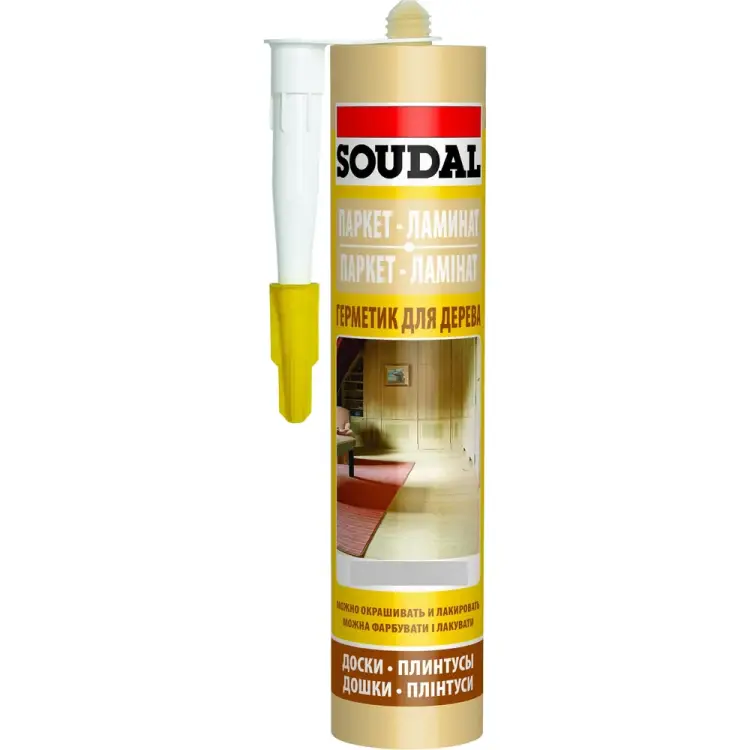 Паркетный акриловый герметик Soudal 116556