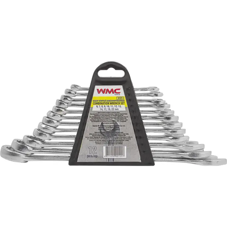 Набор комбинированных ключей WMC TOOLS WMC-5123(47972) Набор комбинированных ключей WMC TOOLS WMC-5123(47972)