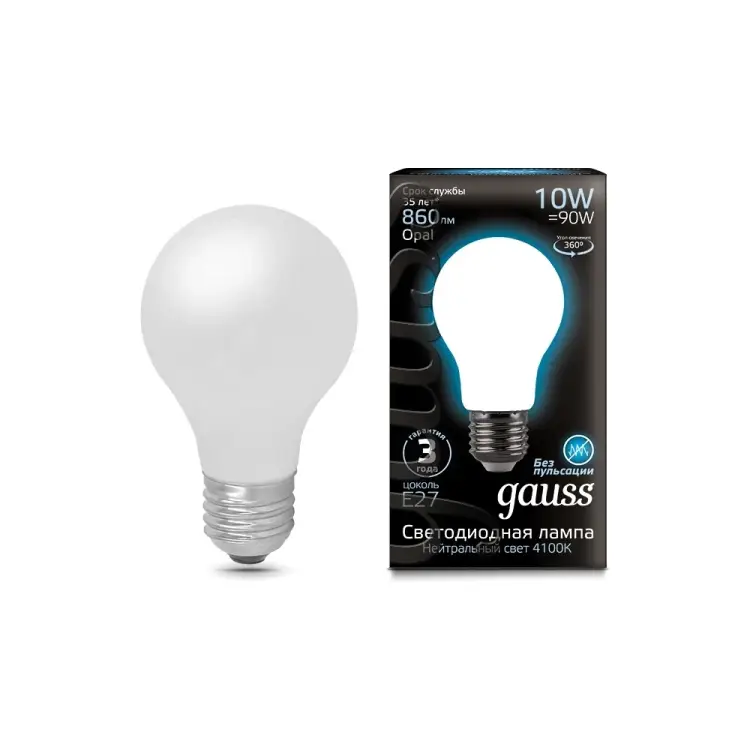 Лампа Gauss LED Filament 102202210