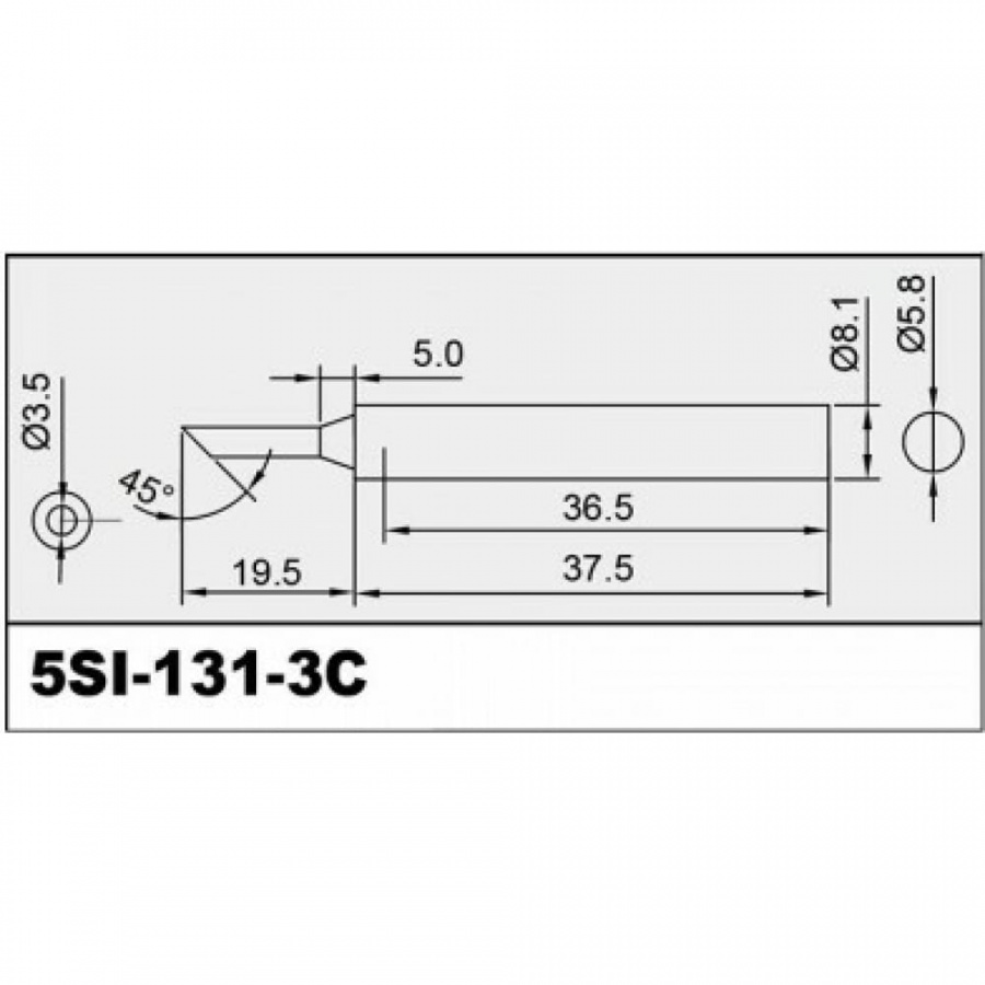 Жало для паяльника ProsKit 5SI-131-3C