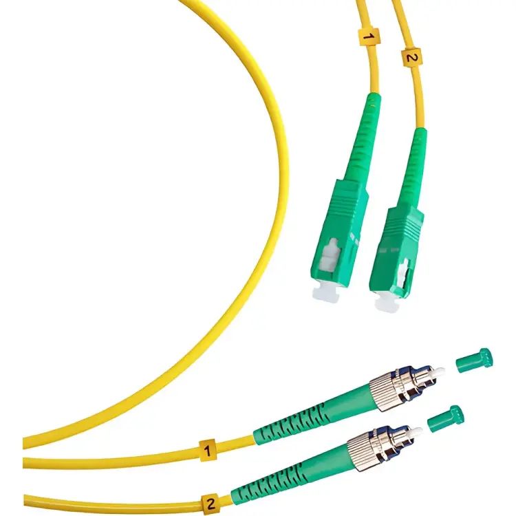 Оптический шнур Cabeus FOP(d)-9-FC/APC-SC/APC-2m Оптический шнур Cabeus FOP(d)-9-FC/APC-SC/APC-2m