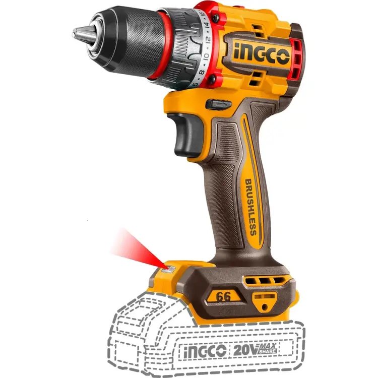 Аккумуляторный шуруповерт INGCO INDUSTRIAL CDLI206681 Аккумуляторный шуруповерт INGCO INDUSTRIAL CDLI206681