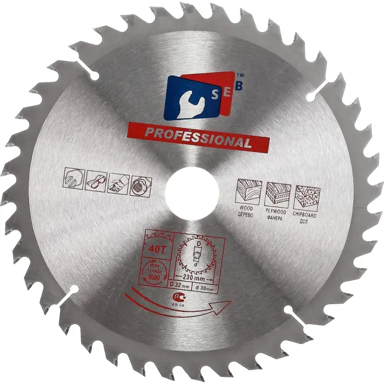Пильный диск по дереву TORGWIN S23007