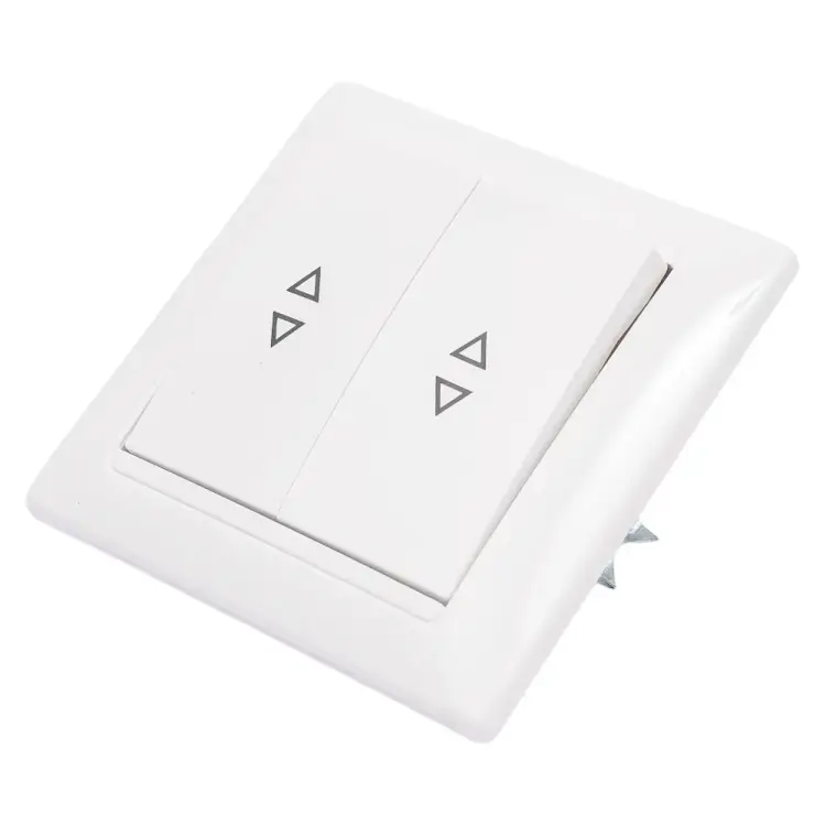 Двухклавишный проходной выключатель BYLECTRICA серия СТИЛЬ С6+6 10-847