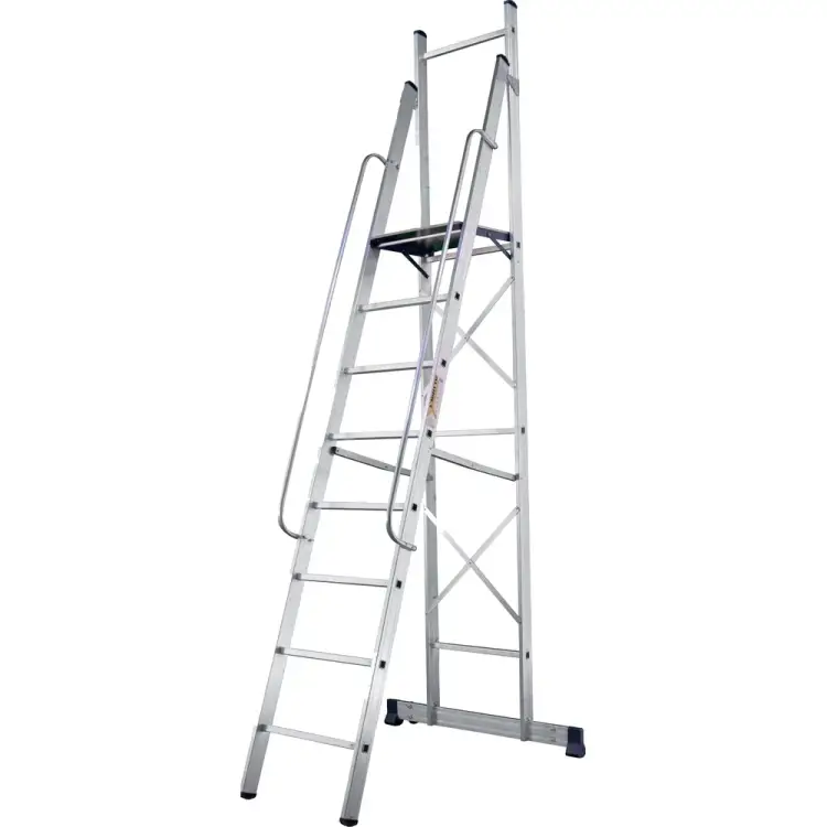 Профессиональная стремянка-помост Алюмет APE 1407 Профессиональная стремянка-помост Алюмет APE 1407