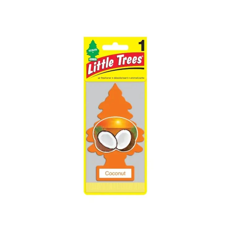 Ароматизатор в машину Car-Freshner Ёлочка Кокос U1P-10317-RUSS