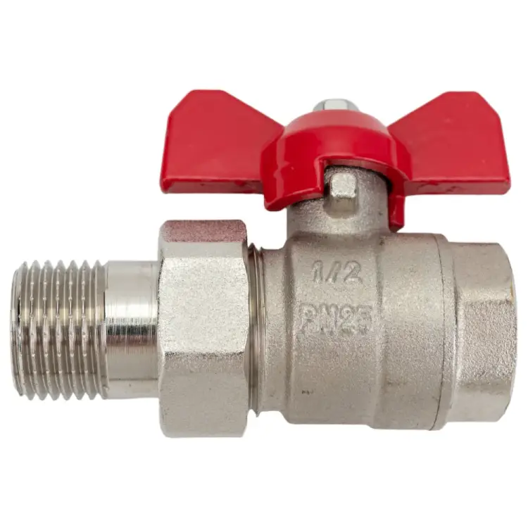 Латунный резьбовой шаровой кран DOUBLE-LIN LL1045 (1/2")