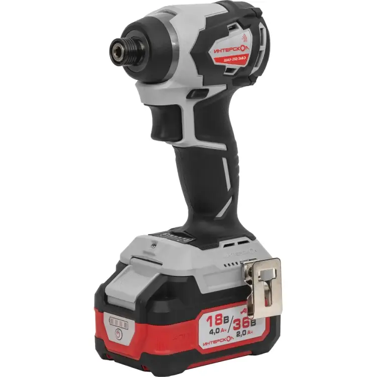 Бесщеточный ударный аккуммуляторный шуруповерт Интерскол ШАУ-250/36ВЭ 862.2.2.70 Бесщеточный ударный аккуммуляторный шуруповерт Интерскол ШАУ-250/36ВЭ 862.2.2.70
