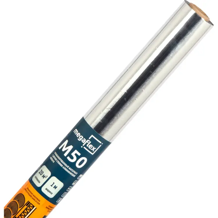 Фольга для бани Megaflex М50 FOIM.100.20 Фольга для бани Megaflex М50 FOIM.100.20