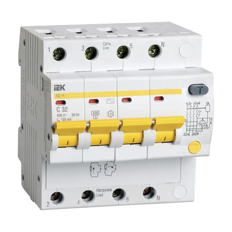 Дифференциальный автомат IEK АД14 MAD10-4-032-C-300
