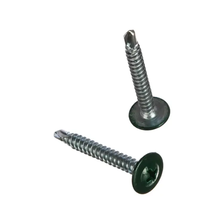 Саморез-сверло КРЕП-КОМП 4,2х32 RAL6005 (500 шт.) пшс326005