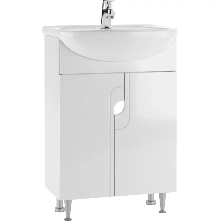 Тумба под умывальник Айсберг Уют 55 Лилия DA2002T