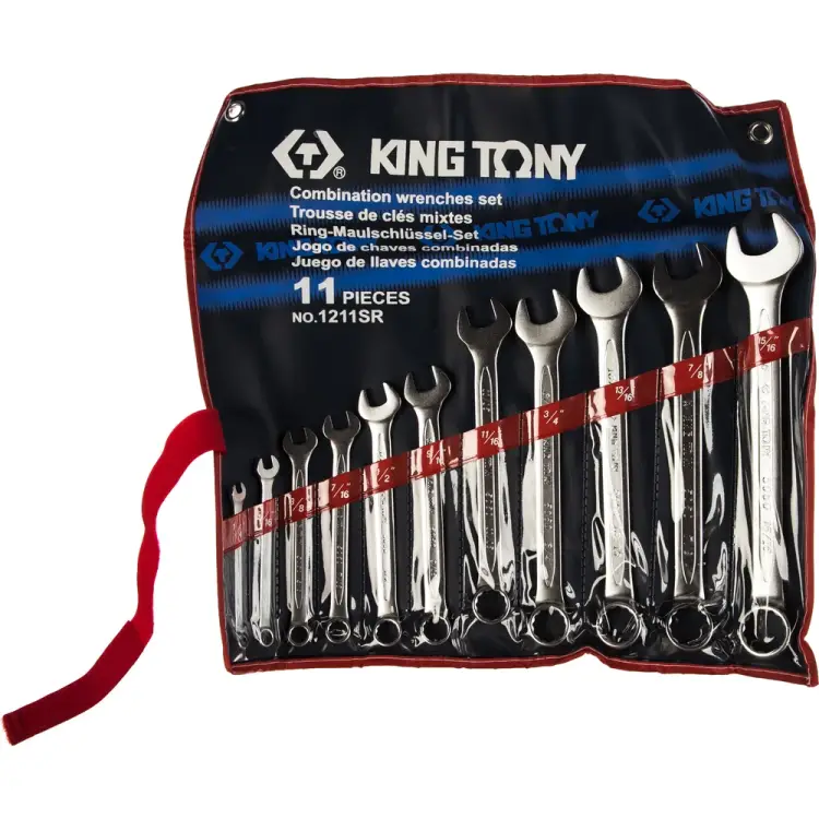 Набор комбинированных ключей KING TONY 1211SR Набор комбинированных ключей KING TONY 1211SR