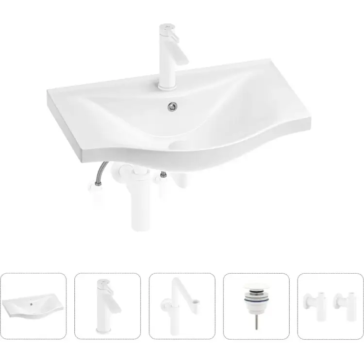 Раковина для ванной Wellsee Bisou 201005225