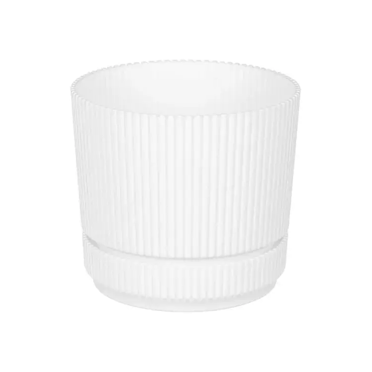 Кашпо IDEA СТРИП D140 мм, 1.3 л, с подставкой М 3246 М 3246 белый Кашпо IDEA СТРИП D140 мм, 1.3 л, с подставкой М 3246 М 3246 белый