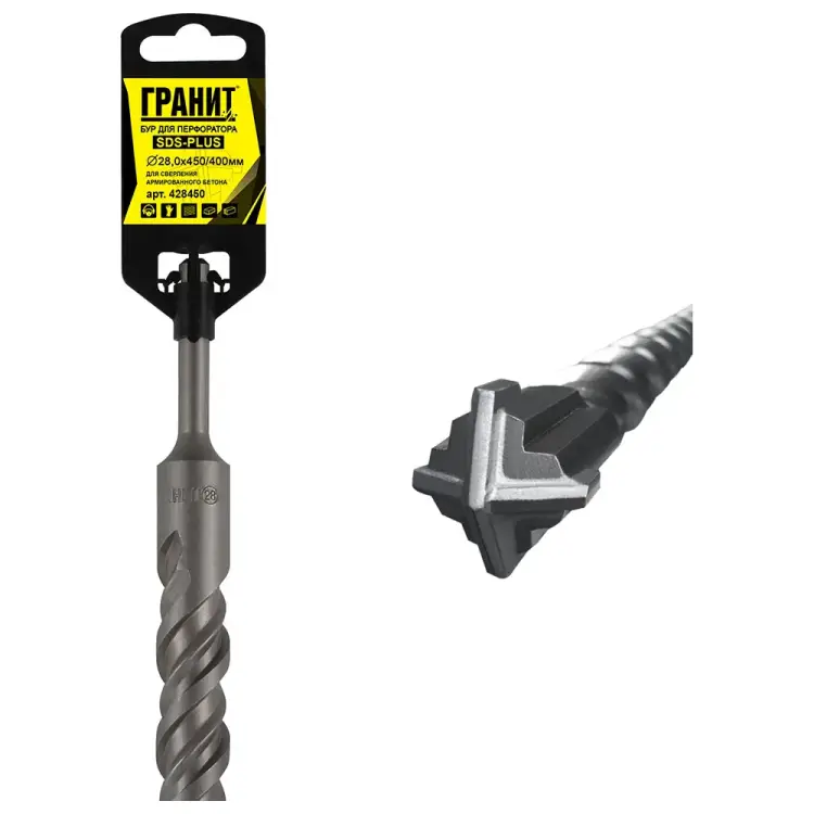 Бур sds-plus Гранит Quadro-X 428450