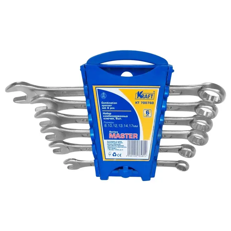 Комбинированный ключ KRAFT Master 700760 Комбинированный ключ KRAFT Master 700760