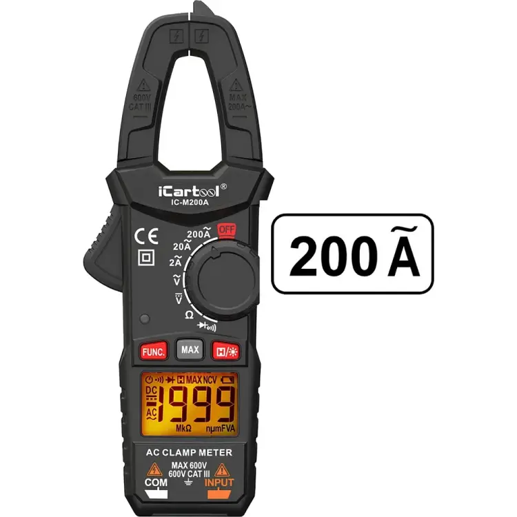 Токовые клещи iCarTool IC-M200A