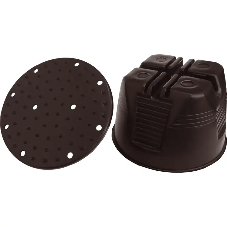 Держатель круглого проводника для плоской кровли EZETEK 91053