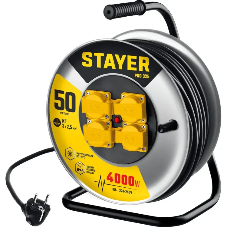 Силовой удлинитель STAYER Pro 55076-50_z01 Силовой удлинитель STAYER Pro 55076-50_z01