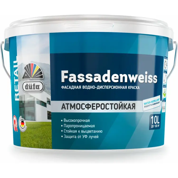Эмаль Dufa Retail ВД FASSADENWEISS Н0000003412 Эмаль Dufa Retail ВД FASSADENWEISS Н0000003412