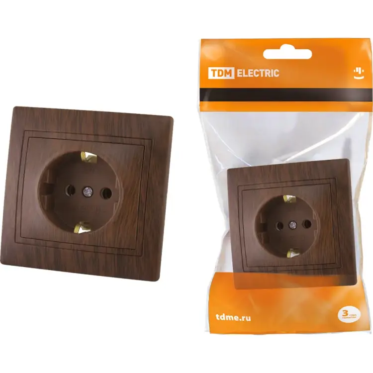 Розетка TDM ELECTRIC ЭКО Таймыр SQ1814-0312