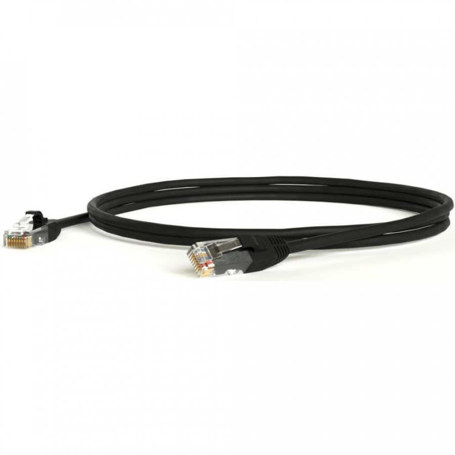Патч-корд Hyperline PC-LPM-UTP-RJ45-RJ45-C5e-10M-LSZH-BK