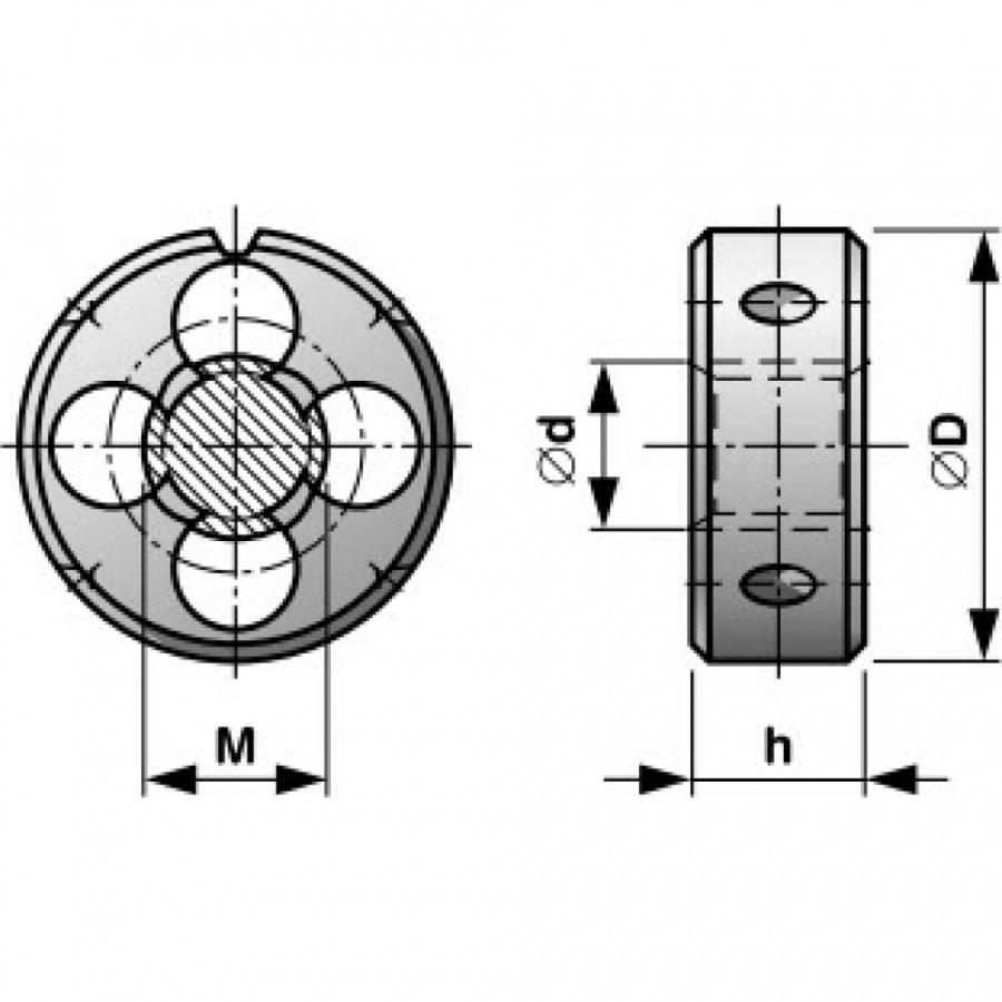 Плашка Bucovice Tools 240014BT