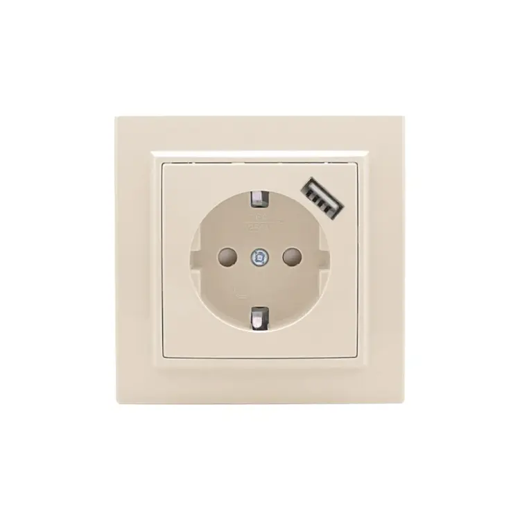 Одноместная розетка EKF Минск ERR16-028-200-USB