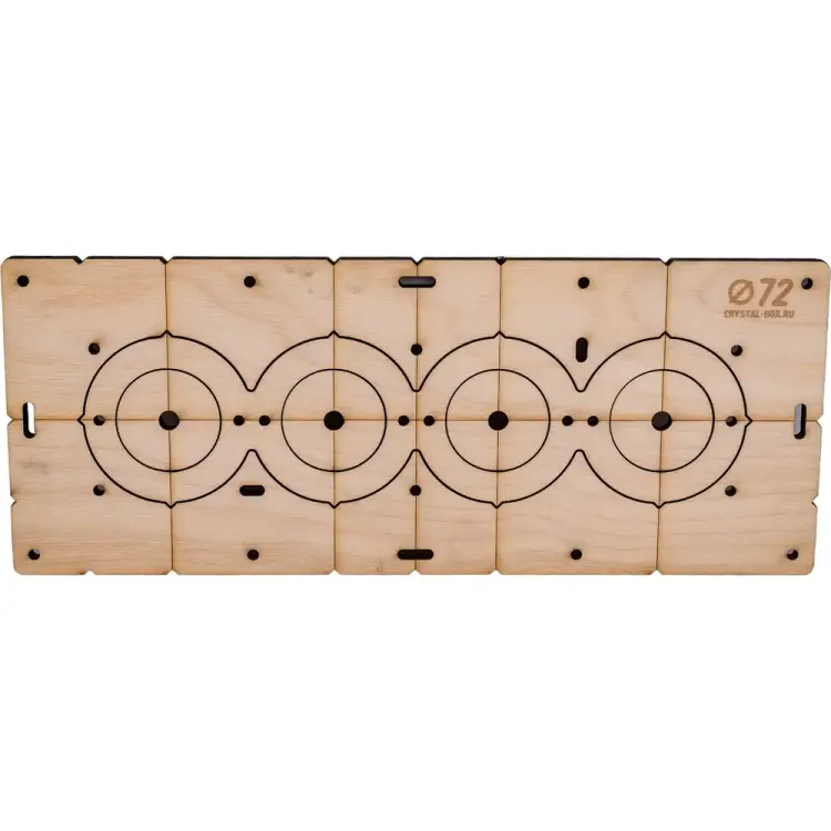 Шаблон для сверления подрозетников РОТОР 4Shablon-v3-72