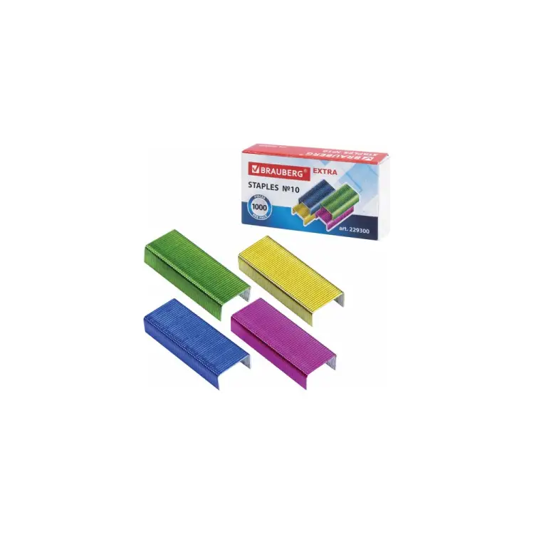 Скобы для степлера BRAUBERG EXTRA №10 1000 штук 229300