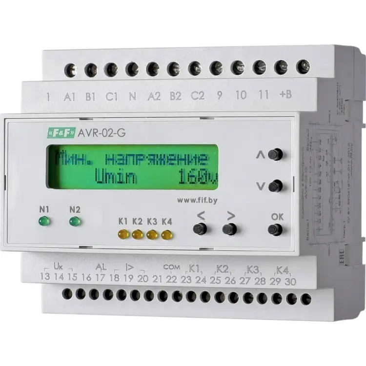 Устройство управления резервным питанием Евроавтоматика F&F AVR-02-G EA04.006.005